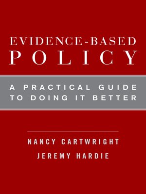 cover image of Evidence-Based Policy